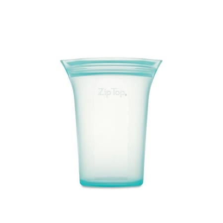 Zip Top Zip Top 16 oz Teal Storage Cup 1 pk Z-CUPM-03